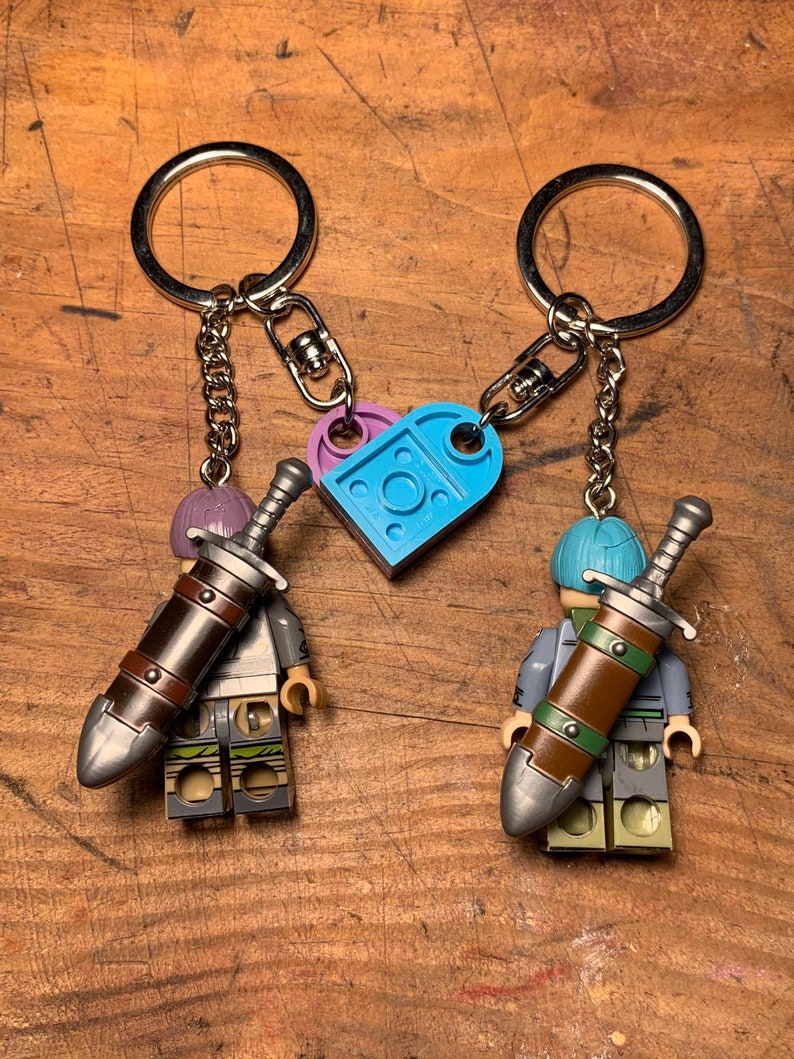 Dragon Ball Inspired Trunks Keychain DBZ Matching Anime Couple