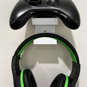 Wall Mounted Controller Headphone Holder | Gaming Accessories And Home Organizer