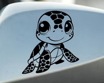 Sea Turtle Car Decal Bumper Sticker Gift/Side Mirror Decal