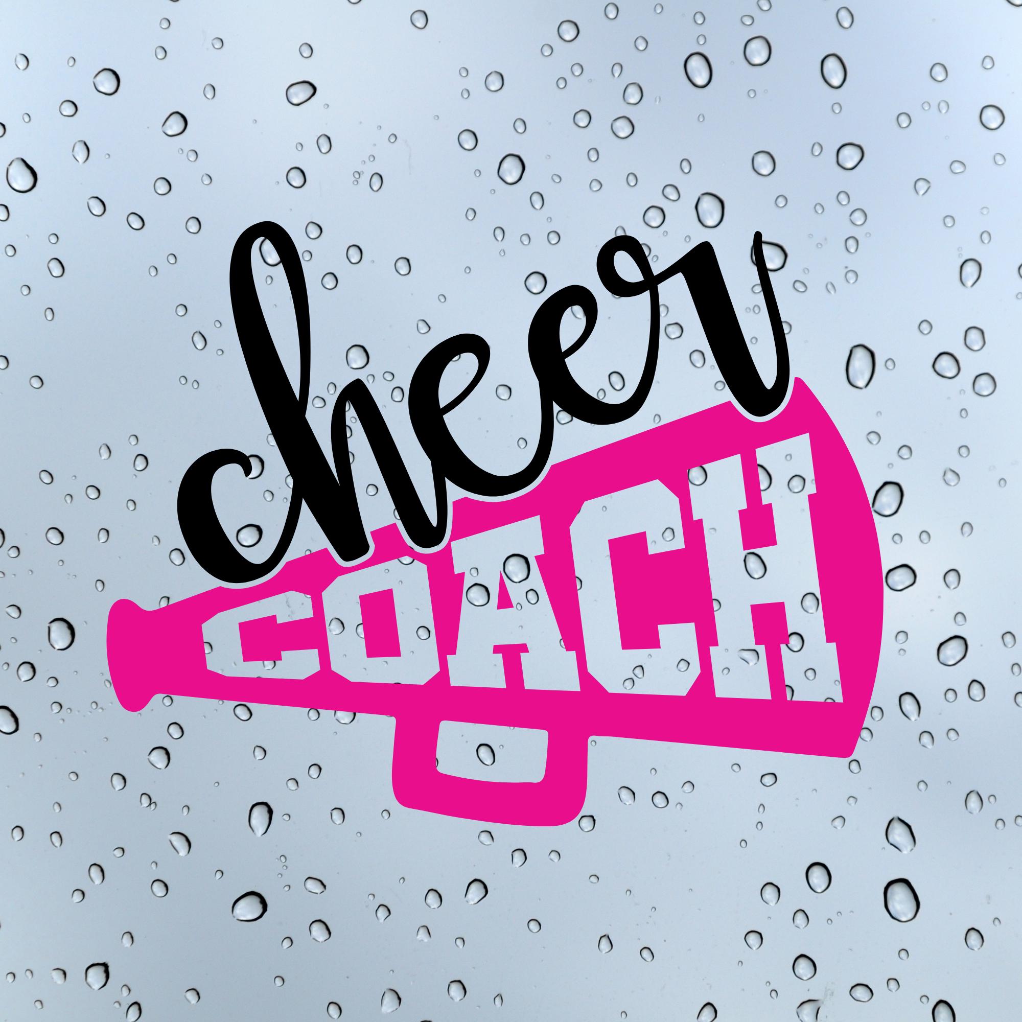 Cheer Coach Decal Bumper Window Sticker - Etsy