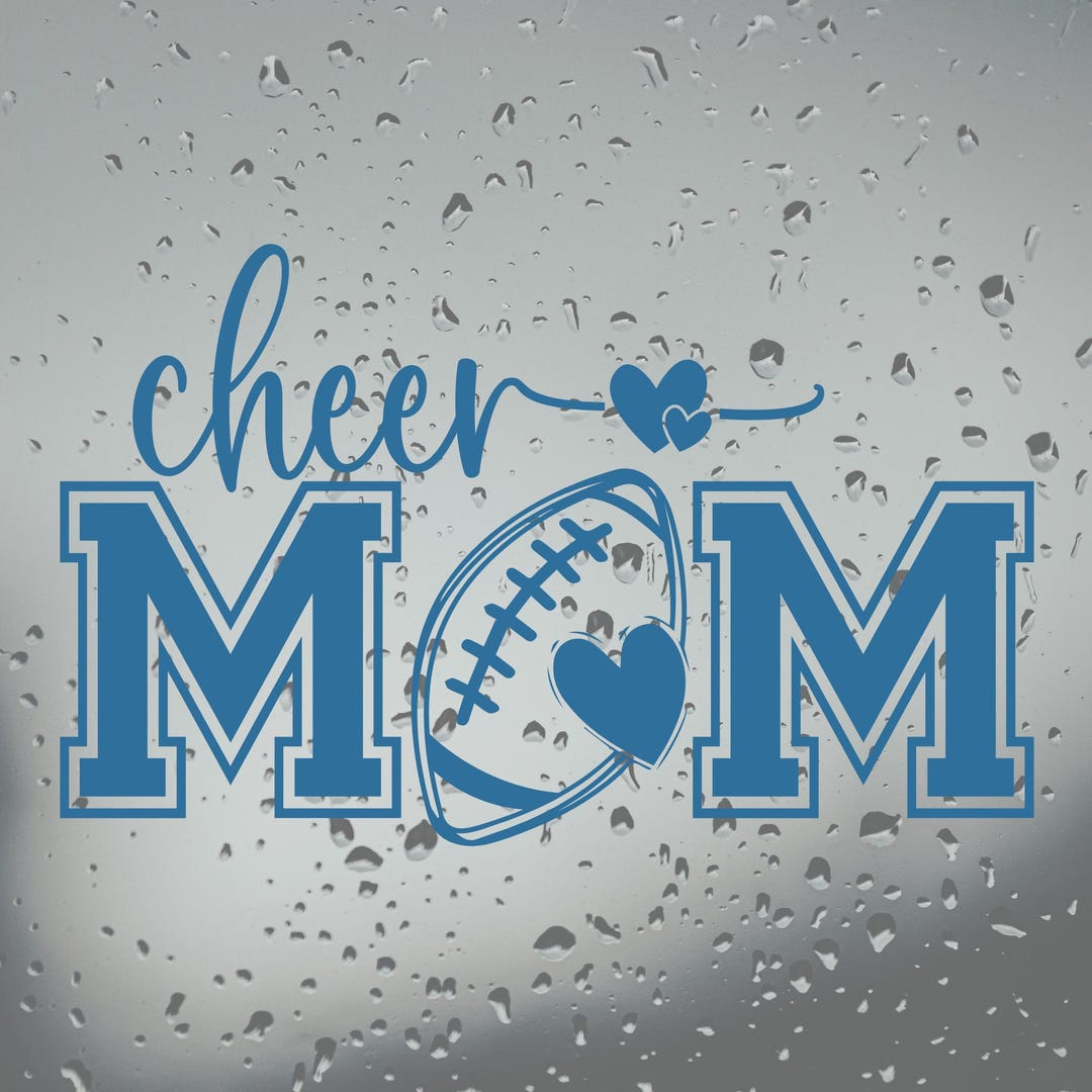 Football Cheer Vinyl Auto Car Window Decal Bumper Sticker-gift for ...