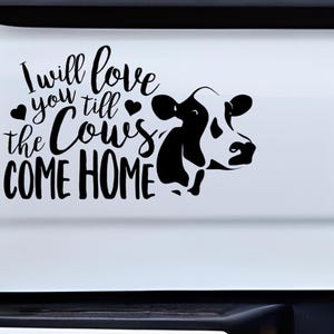 Funny Cow with Glasses Car Decal: Animal Bumper Sticker