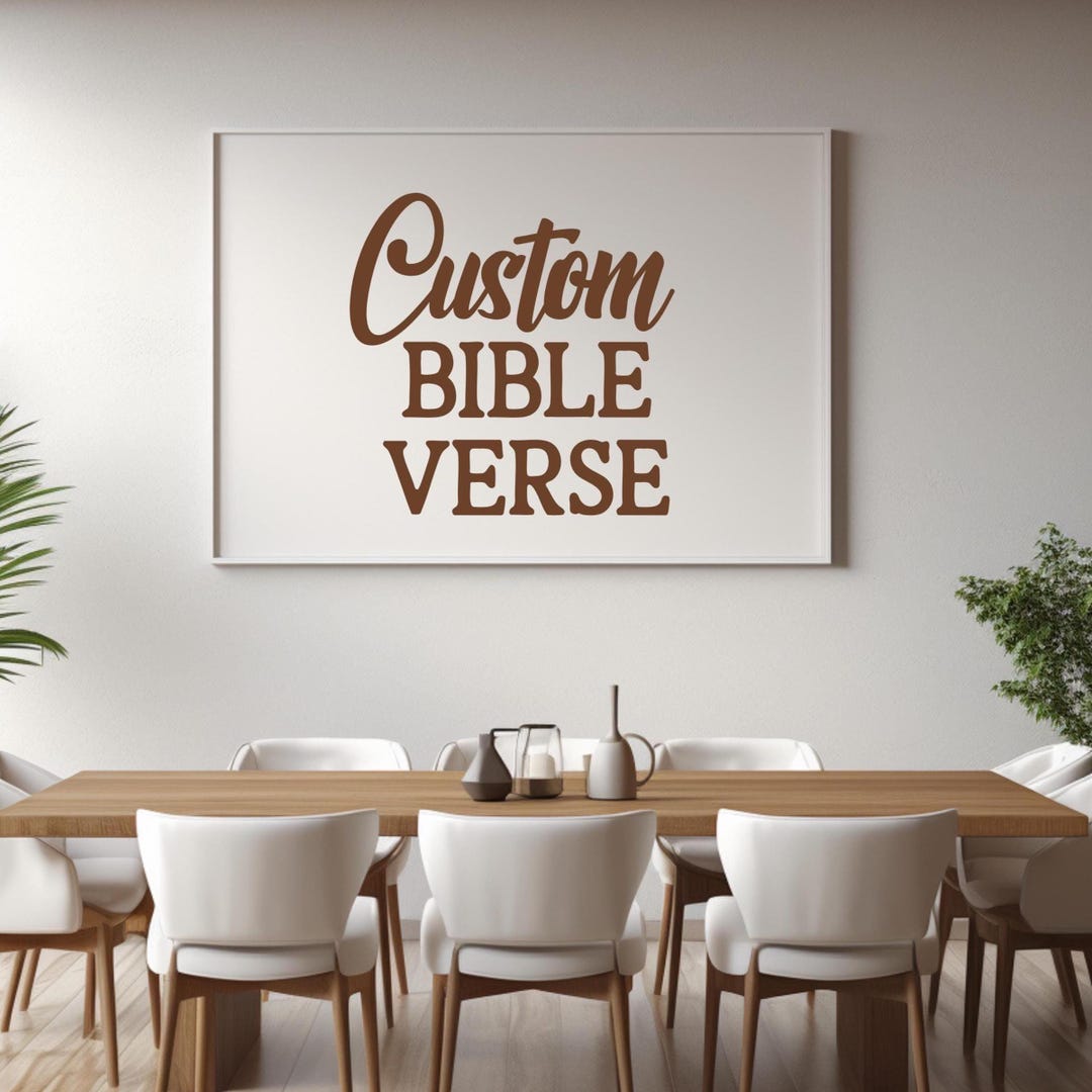 Custom Quote or Bible Verse Vinyl Decal Sticker: Inspirational ...