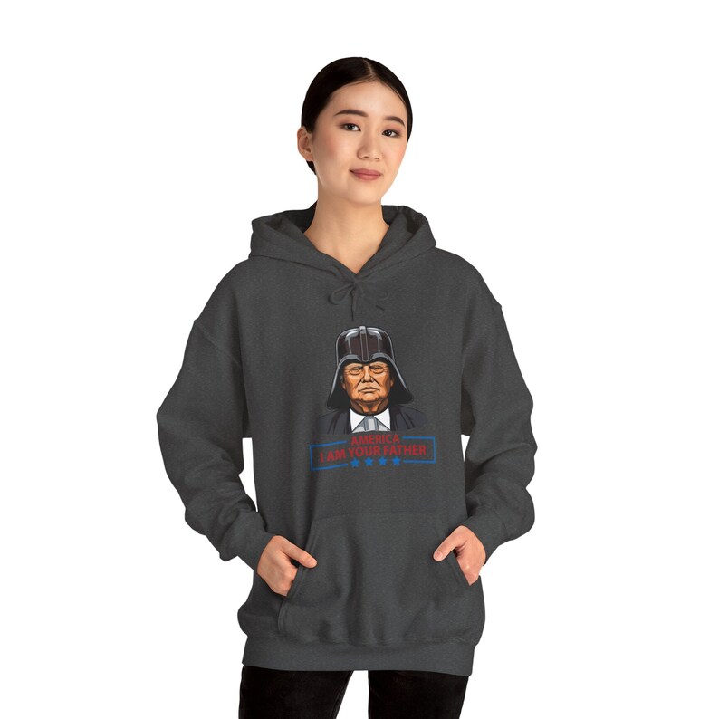 Donald Trump Hoodies, President Trump Sweatshirt, Color Comfort Hoodie Sweatshirt, Darth Vader Hoodie, America, I Am Your Father Sweatshirt image 6