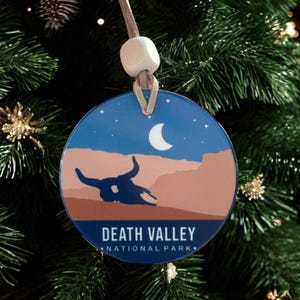 All National Parks | Ceramic Christmas Tree Ornament or Gift Tag, an Adventurous Holiday Gift