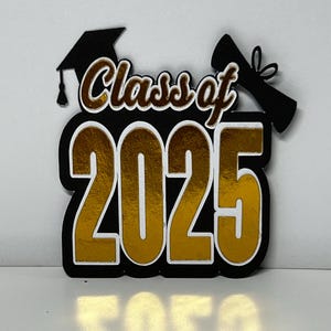 Décorations pour cupcakes ou gâteaux 2025 pour diplômés