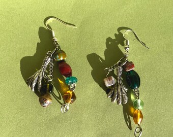 Crows Feet Charm Earrings