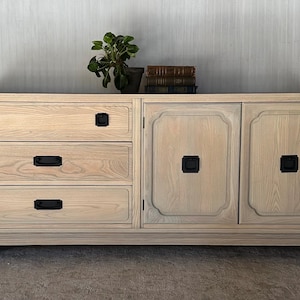 VERFÜGBAR- Vintage made Modern - Massives Teakholz - Delicas Cabochon - Sechs Schubladen-Kommode / Buffet / Anrichte / Kinderzimmer
