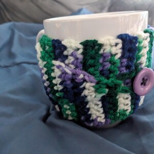 Striped Coffee Cup Cozie