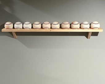 Full Size Baseball Display Shelf