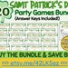St Patrick's Day Word Scramble Party Game Guessing Activity Printable ...