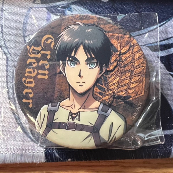 Attack on Titan Eren Yeager pin/budge/button