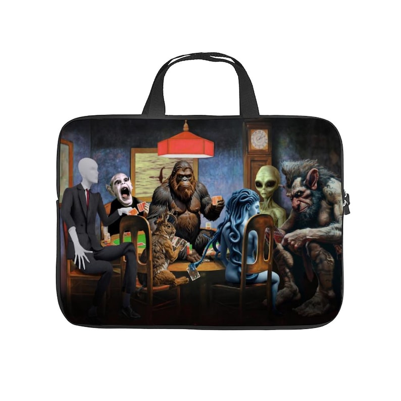 complete view of mythical creatures laptop bag