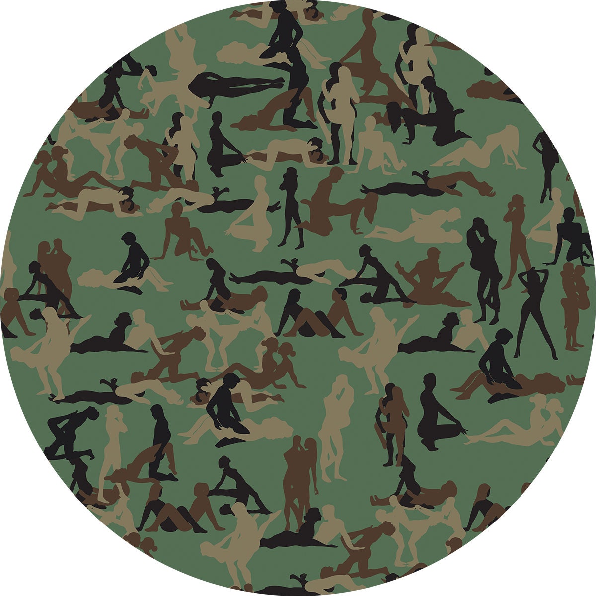 Camouflage Sexy T-shirt | Soft Cotton NSFW Kama Sutra Camo Tee