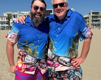 They Live | Miami Flavored Hawaiian Shirt - Obey Stay Asleep