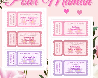 COUPONS for Mom - Mother's Day Gifts - Printable Coupons - Birthday Gifts - Personalized Gifts, Mother's Day Certificates