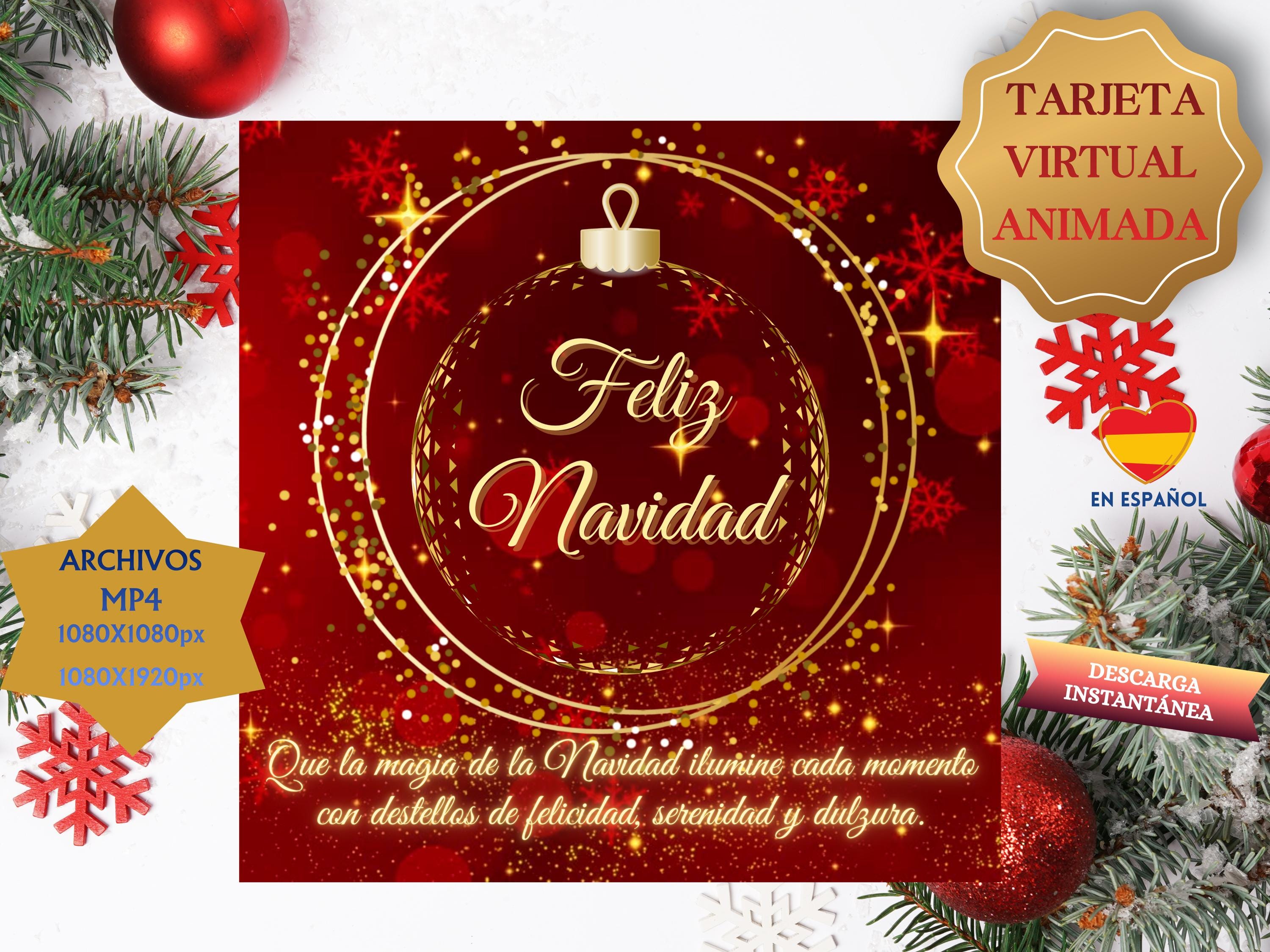 Tarjeta de navidad para un amigo - Etsy México, image size:3000x2249