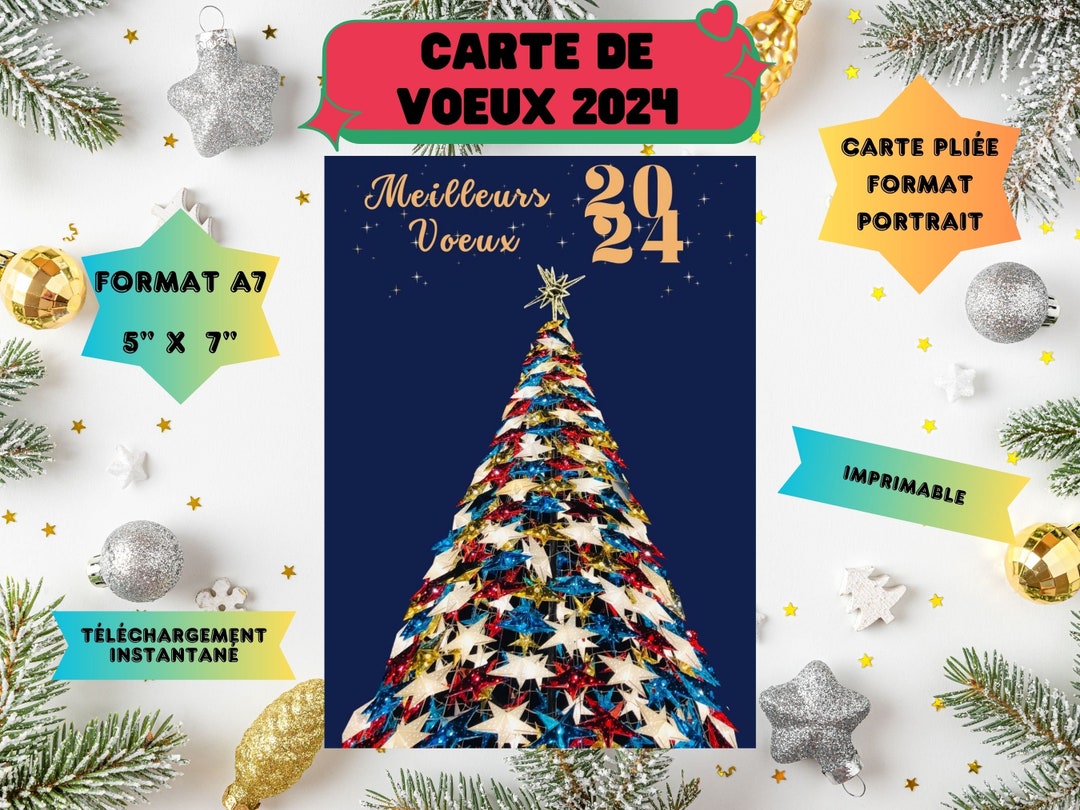 CHRISTMAS CARD 2024 Greetings Printable Card Digital Etsy