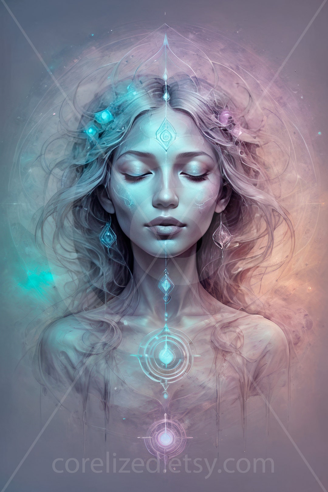 Sky Traveler. Digital Wall Decor Art. Bedroom Wall Art. Unique