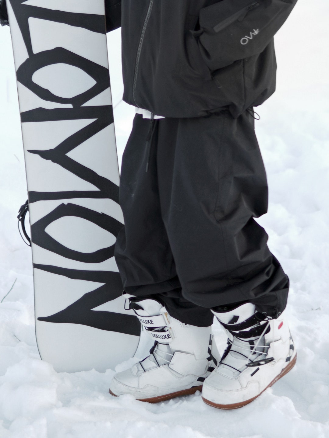Black Baggy Pants Snowboard/ski Apparel Etsy