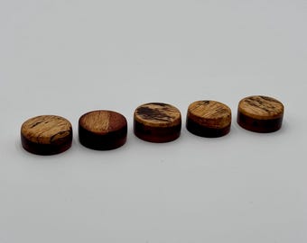 Price Per Knob - Handmade Spalted Hormingo Wood Volume/Tone Knobs - Unique Natural Finish - Odie’s Oil Treatment