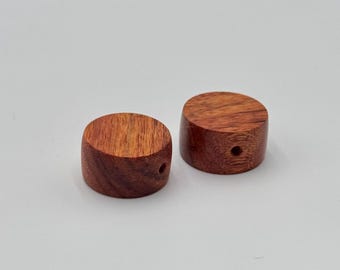 Handmade Honduras Rosewood Wood Volume/Tone Knobs - Treated with Odie's oil for a natural finish Perfect fit for your guitar