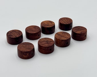 Exquisiter handgefertigter Volumen / Ton Knopf aus Honduras Palisander (Preis pro Knopf) - Odie's Oil behandelt