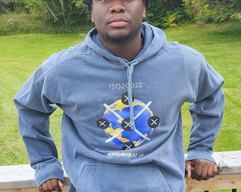 Men’s Comfort Colors XRP Hoodie: Garment-Dyed Crypto Sweatshirt