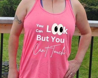 Funny Women's Racerback Tank Top: Workout Humor Gift