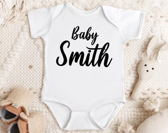 Personalised Pregnancy announcement Baby Unisex Vest, coming home outfit, Bodysuit, Fun gift for a new baby, or baby shower