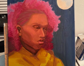 Hand-painted Custom Portrait || Oil Painting from photo