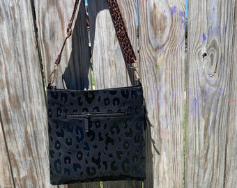 Leopard print bag