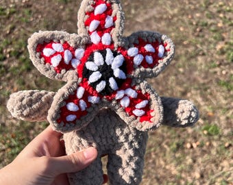 Small or Medium Demo Crochet Plushie Stuffed Animal Amigurumi Handmade Gifts