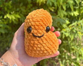 Amigurumi, peluche au crochet avec pépites de poulet