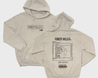 Maglietta con la tracklist di Forest Hills Drive del 2014 / Maglietta unisex Jcole / Felpa con cappuccio / Felpa