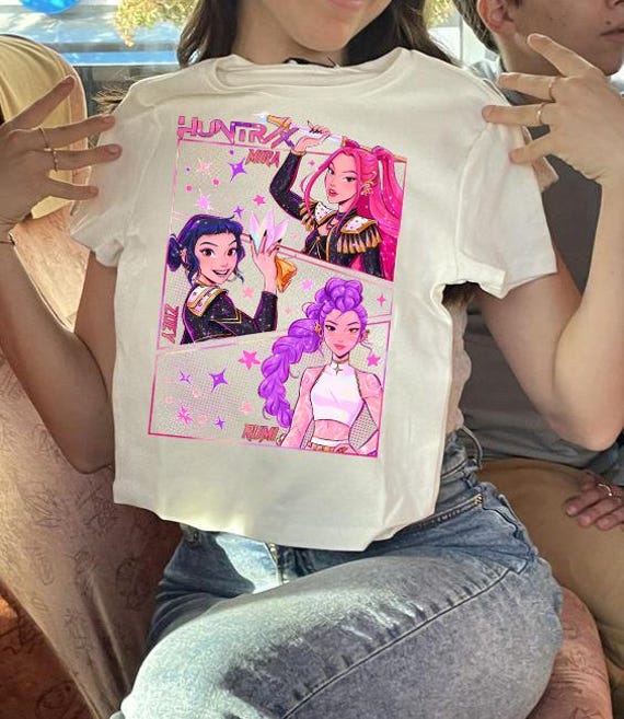 Kpop Huntrix Png, Kpop Demon Hunters Png, Saja Girls Png, Anime Lover Gift Mira, Rumi, Zoey, Derpy Tiger Png, Huntrix Fan Shirt,Kpop Huntrix
