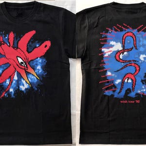 The Cure Wish Tour T-shirt | The Cure Unisex Tee | Hoodie | Sweatshirt