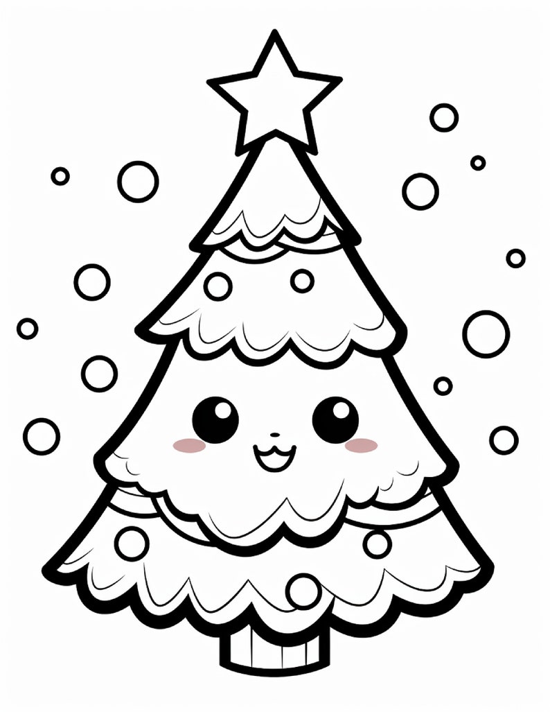 A Fun 10 Page Christmas Coloring Pages for Children. - Etsy Australia
