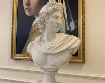 Apollo  Antique Statue – Matte White Polyester Sculpture