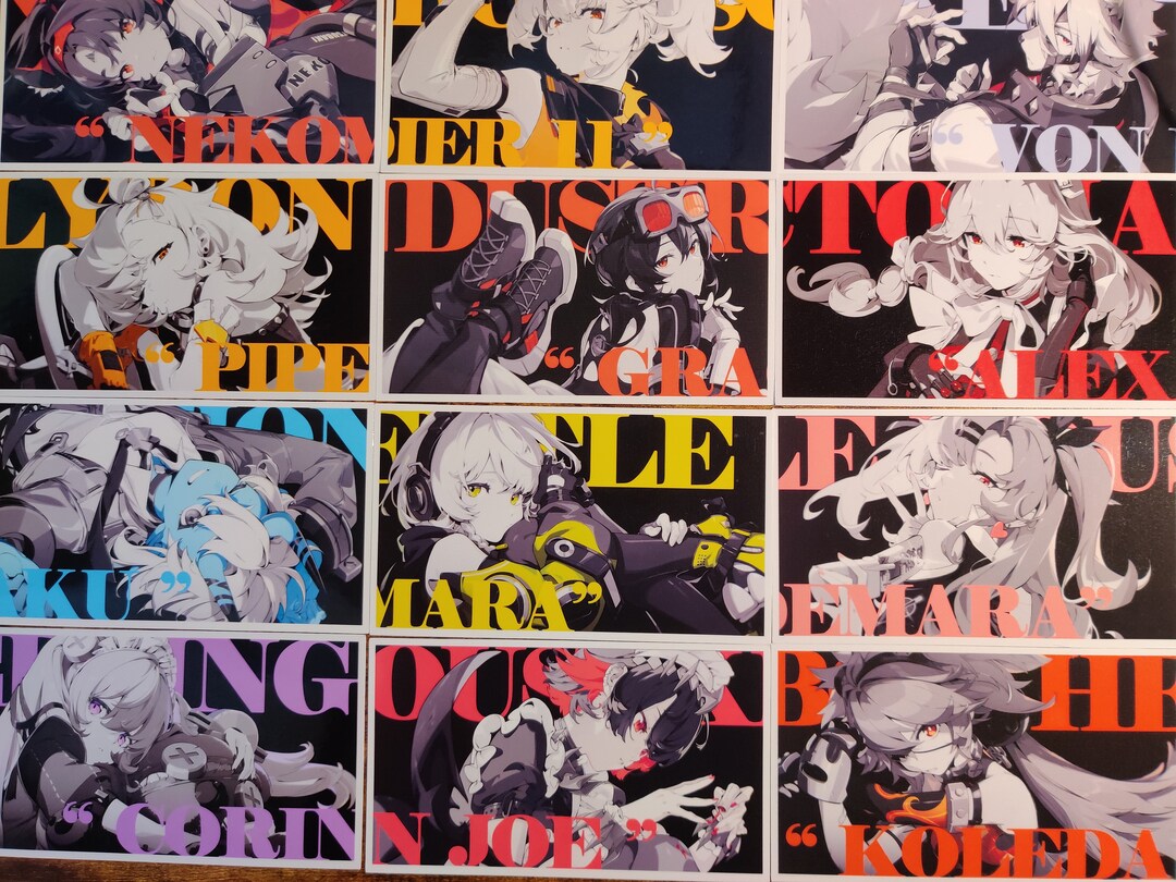 Zenless Zone Zero Portraits Mindscape Stickers - Etsy