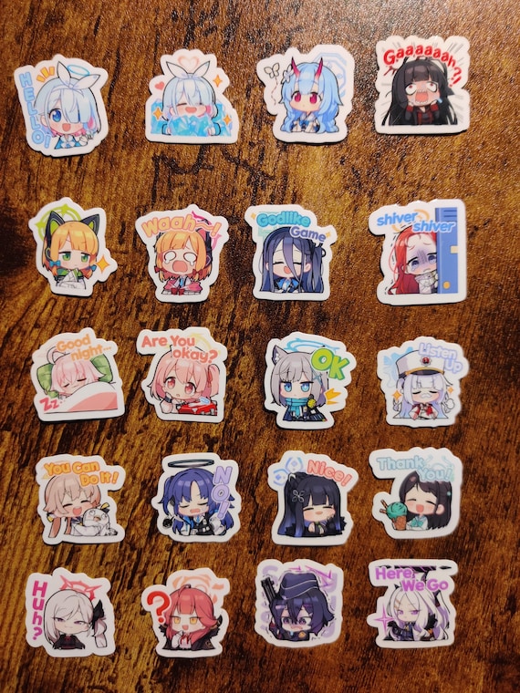 ブルーアーカイブ ステッカー Vol.1（20枚） - Etsy 日本