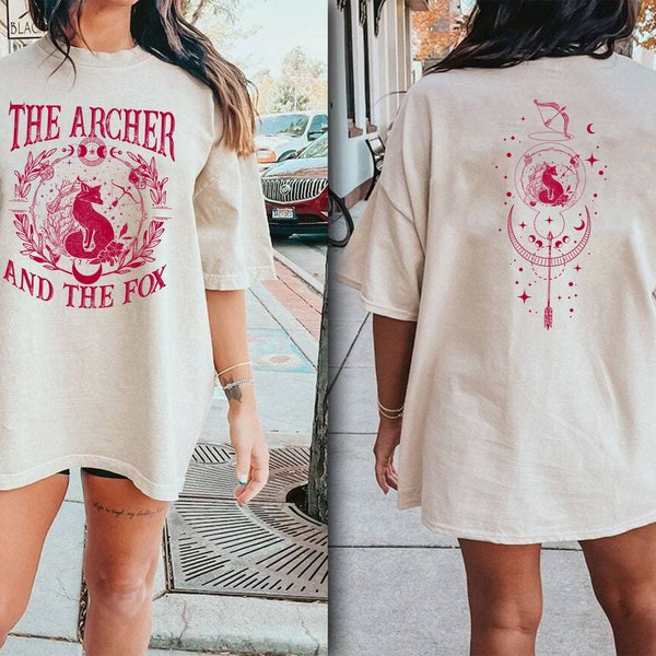 Vintage The Archer And The Fox Shirt. Ballad Of The Archer And The Fox Shirt. Bookish Shirt. Fantasy Reader Shirt. Once Upon A Broken Heart