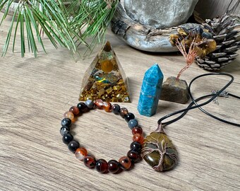 Manifestation Crystal Healing Box Holistic Healing SelfHelp Gift Set manifesting help mental health gift increase Manifestation results