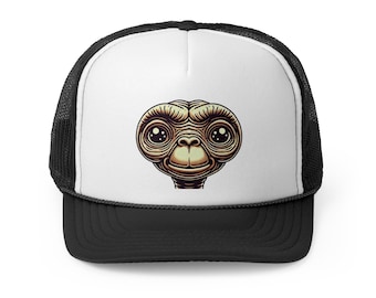 Trucker Hat Trucker Cap 80s Film Hat Halloween Hat ET Hat The movie ET hat Alien Hat  Halloween Accessories cap Halloween gift Alien cap