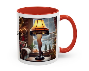 Holiday Coffee Mug  "A Christmas Story" Leg Lamp Cup