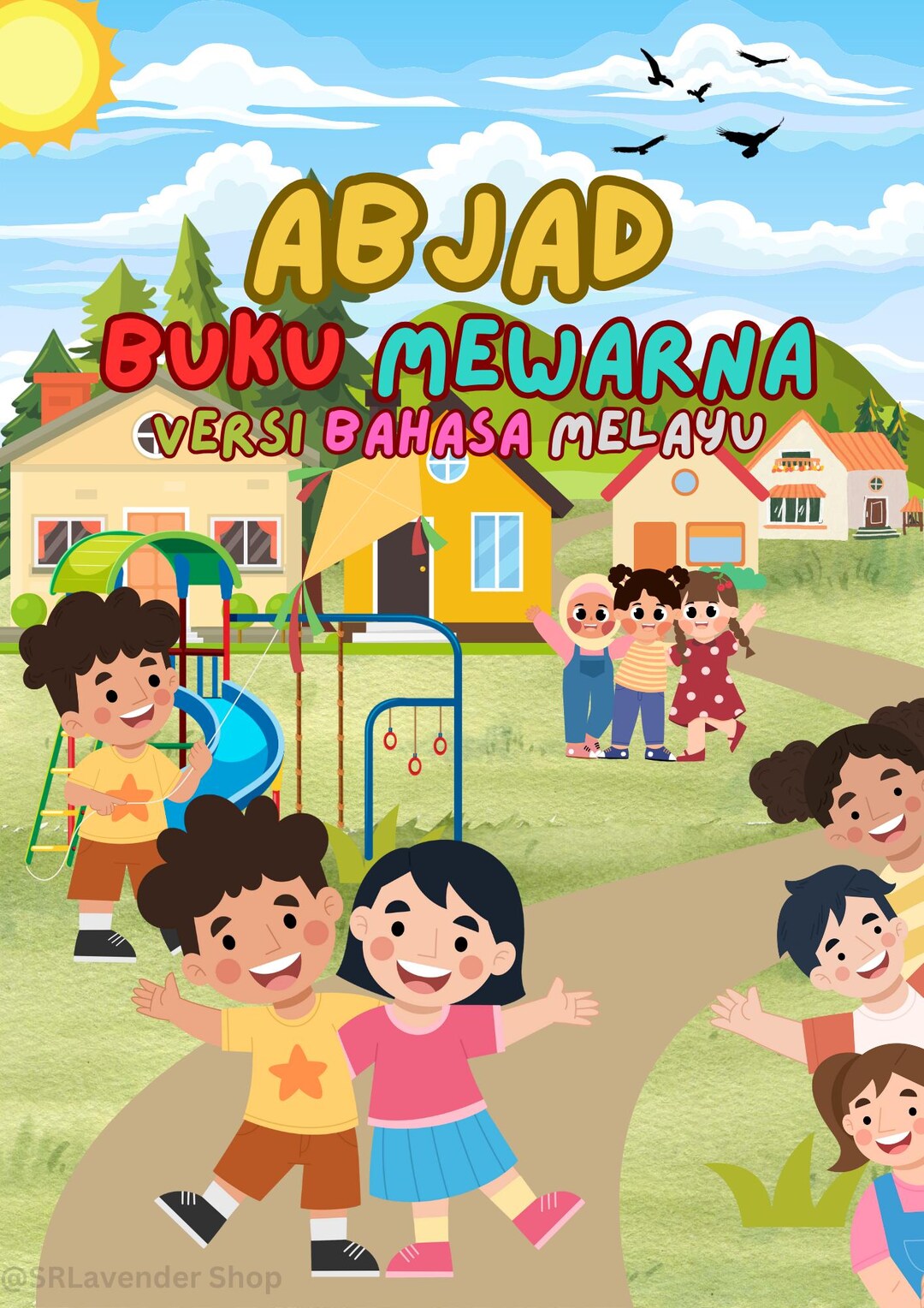 Alphabet Coloring Book (malay Version) - Etsy
