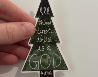 All Things Denote There is a God - sticker pack | latter day saints | LDS | Book of Mormon stickers | ministering gift | lds stickers |