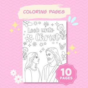 LDS Youth Theme 2025 Coloring Pages | Printable LDS Art | Young Women Activity & Youth Camp