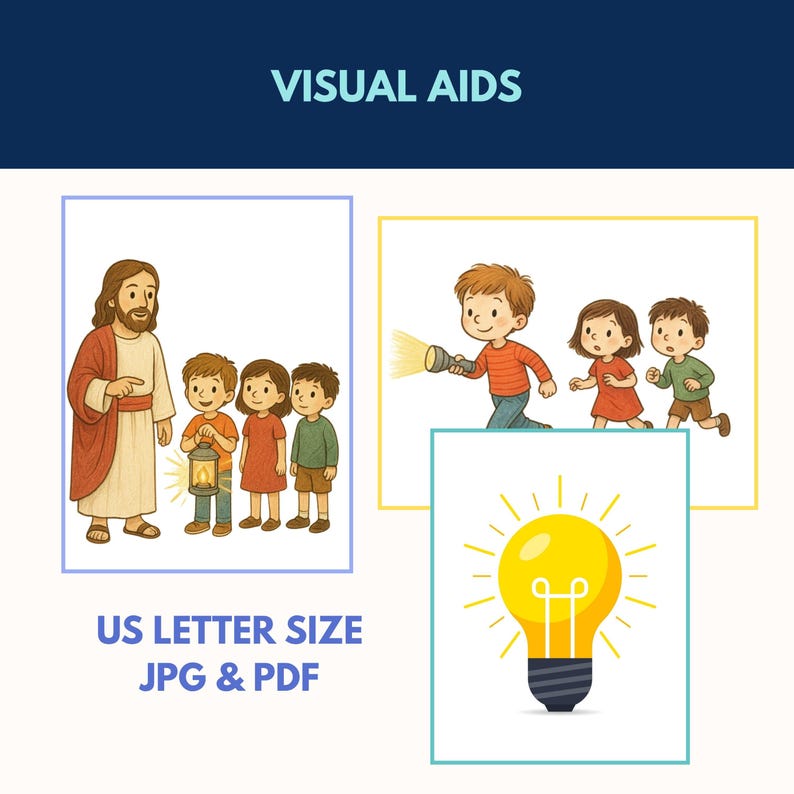 You Are the Light of the World Printable Activity Pack (digital ...