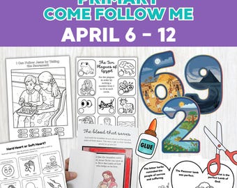 Come Follow Me 2026  Primary Lesson Activities (April 6 - 12) (Printable)